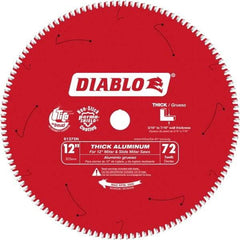 Freud - 12" Blade Diam, 120 Teeth, Carbide-Tipped Cold Saw Blade - 1" Arbor Hole Diam, 0.071" Blade Thickness - Exact Tool & Supply