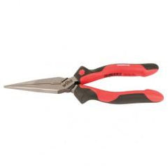 6.3" SOFTGRIP LONG NOSE PLIERS - Exact Tool & Supply