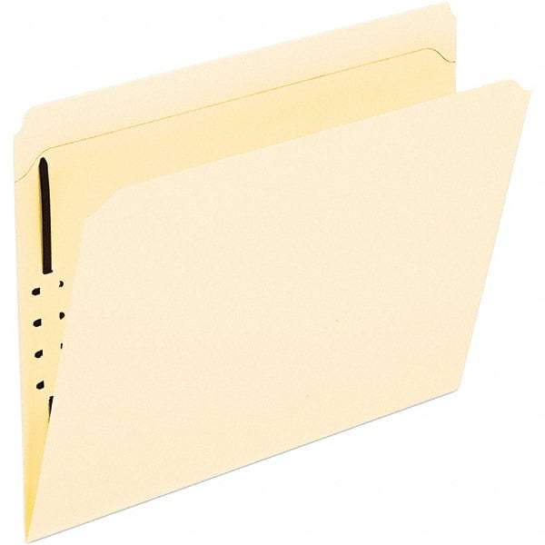 Pendaflex - 8-1/2 x 11", Letter Size, Manila, File Folders with Top Tab - Straight Tab Cut Location - Exact Tool & Supply