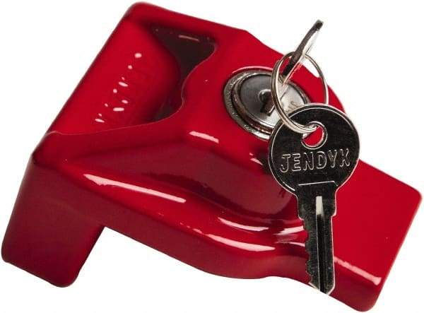 Jendyk - Glad Hand Lock - For Use with Semi-Trailer Glad Hand Air Brake Connections - Exact Tool & Supply