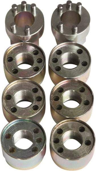 Jendyk - Wheel Lock Set - For Use with Hub-Piloted Wheels (M22 x 1.5 Thread Size) - Exact Tool & Supply