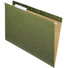 Pendaflex - 8-1/2 x 14", Legal, Standard Green, Hanging File Folder - 11 Point Stock, 1/3 Tab Cut Location - Exact Tool & Supply