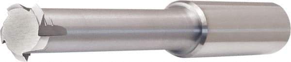 Vargus - 24 Min TPI, Internal Single Profile Thread Mill - 3/8" Noml Diam, 0.291" Cut Diam, 3/8" Shank Diam, 3 Flute, 1.181" Neck Length, 2-7/8" OAL, TiCN Finish - Exact Tool & Supply