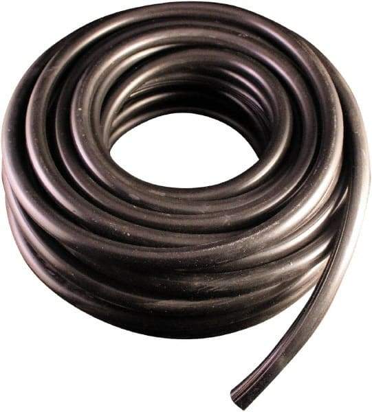 Milton - 3/8" Diam x 300' Signal Bell Hose - Rubber, Black - Exact Tool & Supply