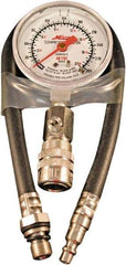 Milton - 4 Piece Dial Engine Compression Test Kit - 300 Max Pressure, PSI Scale - Exact Tool & Supply