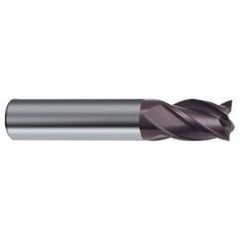 5/8 Dia. x 3 Overall Length 4-Flute Square End Solid Carbide SE End Mill-Round Shank-Center Cut-Firex - Exact Tool & Supply