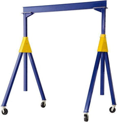 Vestil - 8,000 Lb Load Capacity, Steel Gantry Crane - 15' Span - Exact Tool & Supply