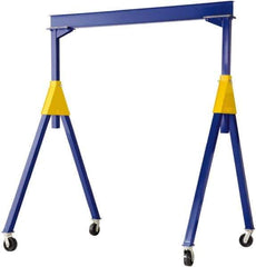 Vestil - 10,000 Lb Load Capacity, Steel Gantry Crane - 9-31/32' Span - Exact Tool & Supply