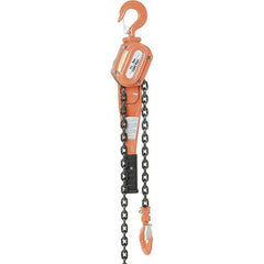 Vestil - 3,000 Lb Lifting Capacity, 5' Lift Height, Lever Hoist - Made from Chain - Exact Tool & Supply