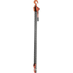 Vestil - 12,000 Lb Lifting Capacity, 10' Lift Height, Lever Hoist - Made from Chain - Exact Tool & Supply