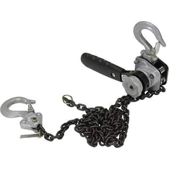 Vestil - 500 Lb Lifting Capacity, 5' Lift Height, Lever Hoist - Made from Chain - Exact Tool & Supply
