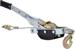 Vestil - 2,000 to 4,000 Lb Lifting Capacity, 10' Lift Height, Puller Hoist - Made from Wire Rope - Exact Tool & Supply