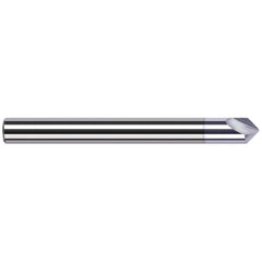 Harvey Tool - 90° 1/8" Diam 1-1/2" OAL Tip Radius Engraving Cutters - Exact Tool & Supply