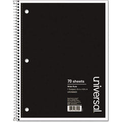 UNIVERSAL - Note Pads, Writing Pads & Notebooks Writing Pads & Notebook Type: Notebook Size: 10-1/2 x 8 - Exact Tool & Supply