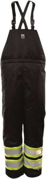 Viking - Size 2XL, Black, Cold Weather Bib Overall - Hook & Loop Ankle - Exact Tool & Supply