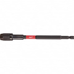 Milwaukee Tool - Power & Impact Screwdriver Bits & Holders; Bit Type: Impact Locking Bit Holder ; Hex Size (Inch): 1/4 ; Overall Length Range: 5" and Longer ; Drive Size (Inch): 1/4 ; Overall Length (Inch): 6 ; Nose Diameter (Inch): 1/4 - Exact Tool & Supply
