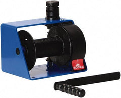 Vestil - 1,000 Lb Cable Limit x 45' Winch Cable Worm Gear Winch - 7" Long x 10-1/4" Deep x 7" High - Exact Tool & Supply