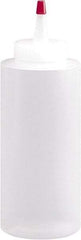 PRO-SOURCE - 16 oz HDPE Bottle with Applicator - Clear - Exact Tool & Supply