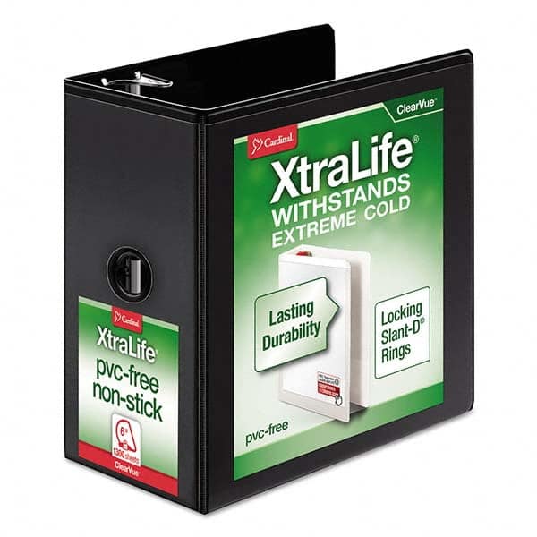 Cardinal - Ring Binders Binder Type: View Capacity: 6" - Exact Tool & Supply