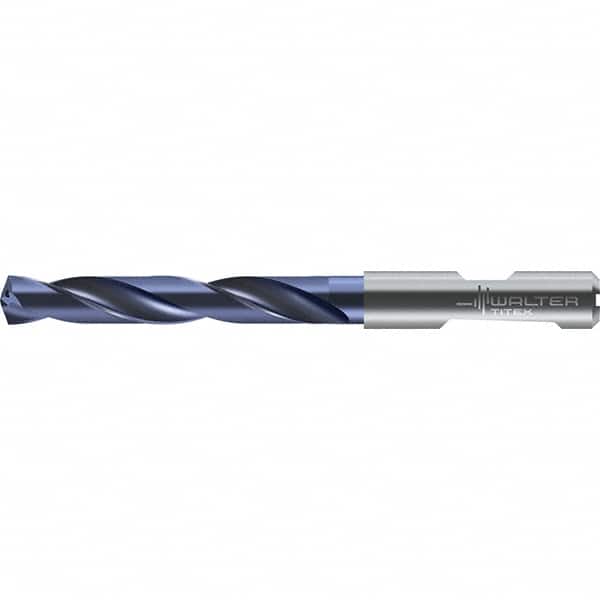 Walter-Titex - 12.3mm 140° Solid Carbide Jobber Drill - Exact Tool & Supply