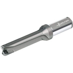Walter - 80mm Max Drill Depth, 4xD, 20mm Diam, Indexable Insert Drill - 2 Inserts, 25mm Shank Diam, Straight Shank - Exact Tool & Supply