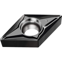 Walter - DCGT21.50.2 FN2 Grade WNN10 Carbide Turning Insert - Proprietary Finish, 55° Diamond, 1/4" Inscr Circle, 3/32" Thick, 0.004" Corner Radius - Exact Tool & Supply