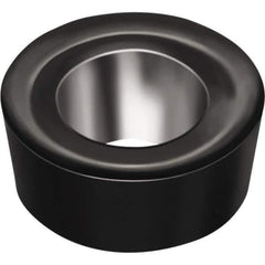 Walter - RCGT120400 MN2 Grade WNN10 Carbide Turning Insert - Proprietary Finish, 0° Round, 1/2" Inscr Circle, 3/16" Thick, 1/4" Corner Radius - Exact Tool & Supply