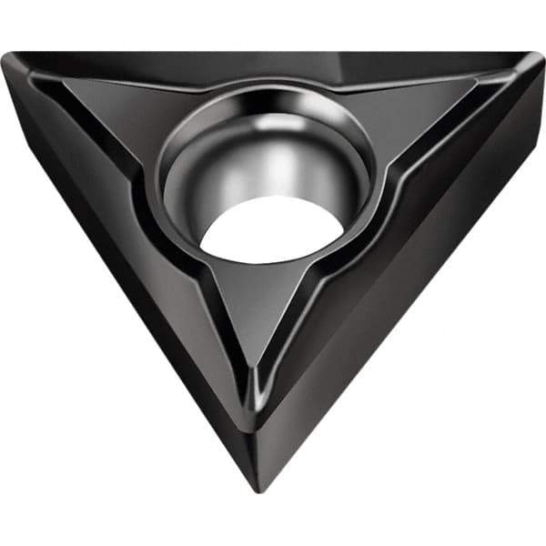 Walter - TCGT1.21.20.5 FN2 Grade WNN10 Carbide Turning Insert - Proprietary Finish, 60° Triangle, 5/32" Inscr Circle, 5/64" Thick, 0.008" Corner Radius - Exact Tool & Supply