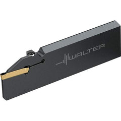 Walter - 32mm Blade Height, 1/4" Blade Width, 110mm OAL, Right Hand Cut, Single End Indexable Cut-Off Blade - 33mm Max Depth of Cut, G1041 Blade, GX Series - Exact Tool & Supply