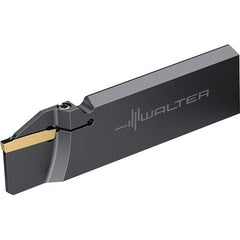 Walter - 32mm Blade Height, 6.8mm Blade Width, 110mm OAL, Left Hand Cut, Single End Indexable Cut-Off Blade - 33mm Max Depth of Cut, G1041 Blade, GX Series - Exact Tool & Supply
