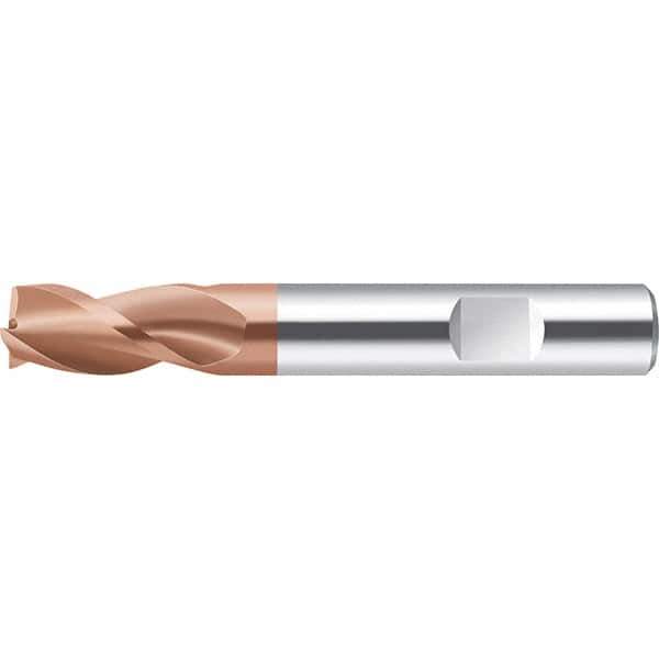 Walter-Prototyp - 12.7mm, 25mm LOC, 12.7mm Shank Diam, 88.9mm OAL, 3 Flute, Solid Carbide Square End Mill - AlCrN Finish, 35° Helix, Right Hand Cut, Right Hand Flute, Series MC232.W-3-D - Exact Tool & Supply
