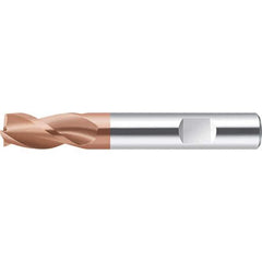 Walter-Prototyp - 12.7mm, 25mm LOC, 12.7mm Shank Diam, 88.9mm OAL, 3 Flute, Solid Carbide Square End Mill - AlCrN Finish, 35° Helix, Right Hand Cut, Right Hand Flute, Series MC232.W-3-D - Exact Tool & Supply