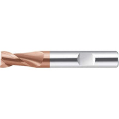 Walter-Prototyp - 16mm, 26mm LOC, 16mm Shank Diam, 92mm OAL, 2 Flute, Solid Carbide Square End Mill - AlCrN Finish, 35° Helix, Right Hand Cut, Right Hand Flute, Series MC232-W-2-B - Exact Tool & Supply