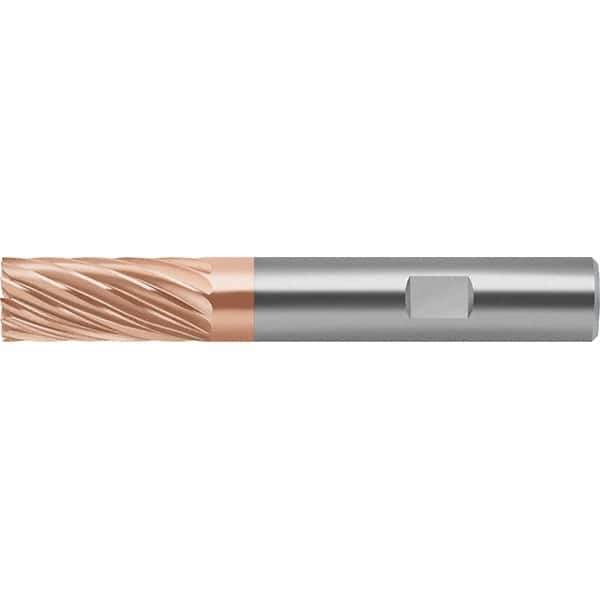 Walter-Prototyp - 12mm, 26mm LOC, 12mm Shank Diam, 83mm OAL, 12 Flute, Solid Carbide Square End Mill - TiAlSiN Finish, Spiral Flute, 30° Helix, Right Hand Cut, Right Hand Flute, Series MC183 - Exact Tool & Supply