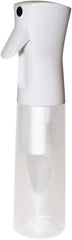 PRO-SOURCE - 10 oz Polyethylene Bottle & Trigger Sprayer - White - Exact Tool & Supply