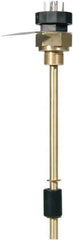Barksdale - 158°F Normally Closed, Liquid Level & Temperature Switch - 6.29" Level Normally Open, 1" NPT Male, M12 Plug - Exact Tool & Supply