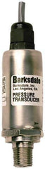 Barksdale - 300 Max psi, ±0.25% Accuracy, 1/4-18 NPT (Male) Connection Pressure Transducer - 100 mV Full Scale (10mV/V) Output Signal, Bendix Connector (PT02A-8-4P) 4 pin Wetted Parts, 1/4" Thread, -40 to 185°F, 15 Volts - Exact Tool & Supply