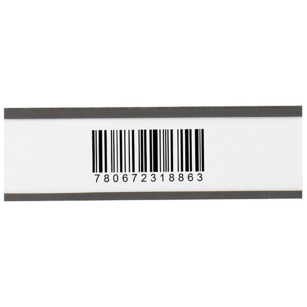 Value Collection - Label Holders Backing: Magnetic Width (Inch): 6 - Exact Tool & Supply