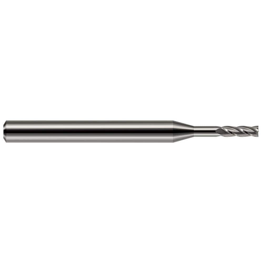 Harvey Tool - 3/32", 0.279" LOC, 1/8" Shank Diam, 1-1/2" OAL, 4 Flute, Solid Carbide Square End Mill - Exact Tool & Supply