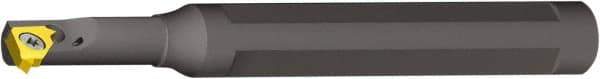 Vargus - Internal Thread, Right Hand Cut, 3/8" Shank Width x 0.36" Shank Height Indexable Threading Toolholder - 4.29" OAL, 5LKIR Insert Compatibility, BNVRC Toolholder, Series Mini L - Exact Tool & Supply