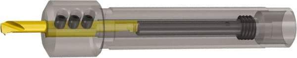 Vargus - Internal Thread, Neutral Cut, 3/4" Shank Width x 3/4" Shank Height Indexable Threading Toolholder - 3.74" OAL, 4.0SIR Insert Compatibility, SMC Toolholder, Series Micro - Exact Tool & Supply