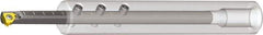 Vargus - Internal Thread, Right Hand Cut, 0.24" Shank Width x 0.58" Shank Height Indexable Threading Toolholder - 3.43" OAL, 5LKIR Insert Compatibility, BNVRC Toolholder, Series Mini L - Exact Tool & Supply