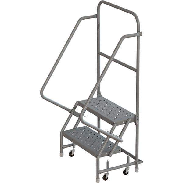 TRI-ARC - Rolling & Wall Mounted Ladders & Platforms Type: Rolling Warehouse Ladder Style: Rolling Platform Ladder - Exact Tool & Supply