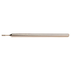 0.03″ × 0.079″ × 0.25″ Electroplated CBN Mounted Point 150 Grit - Exact Tool & Supply