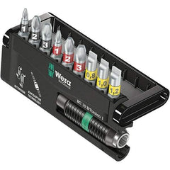 Wera - Power & Impact Screwdriver Bit Sets Point Type: Phillips; Pozidriv; Slotted Tool Type: Phillips; Pozidriv; Slotted - Exact Tool & Supply