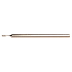 0.045″ × 0.118″ × 0.25″ Electroplated CBN Mounted Point 100 Grit - Exact Tool & Supply