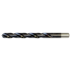 #1 RHS / RHC HSS 135 Degree Split Point Heavy Duty Jobber Drill - TiAlN - Exact Tool & Supply