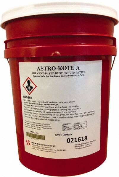 Monroe Fluid Technology - 5 Gal Rust/Corrosion Inhibitor - Comes in Pail - Exact Tool & Supply