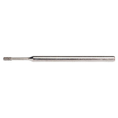 0.07″ × 0.157″ × 0.5″ Electroplated CBN Mounted Point 200 Grit - Exact Tool & Supply