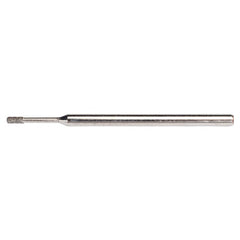 0.07″ × 0.157″ × 0.5″ Electroplated CBN Mounted Point 100 Grit - Exact Tool & Supply